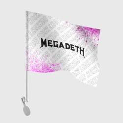 Флаг для автомобиля Megadeth rock Legends: надпись и символ