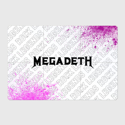 Магнитный плакат 3Х2 Megadeth rock Legends: надпись и символ