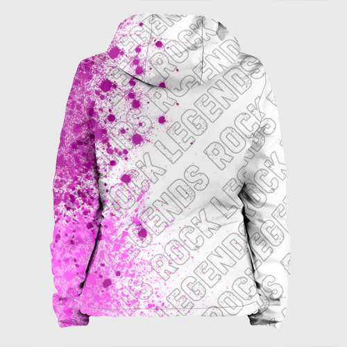 Женская куртка 3D Disturbed rock Legends: по-вертикали, цвет белый - фото 2