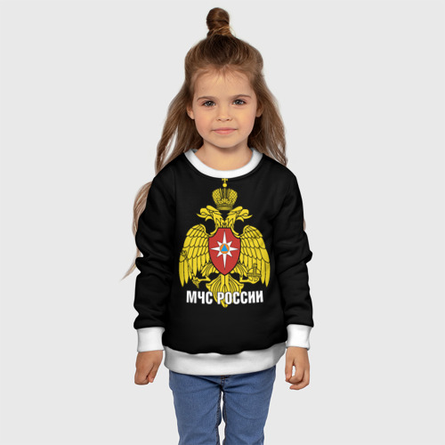 Детский свитшот 3D МЧС России - герб, цвет 3D печать - фото 7