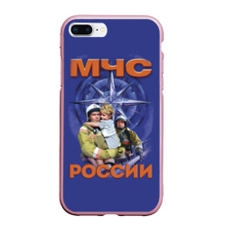 Чехол для iPhone 7Plus/8 Plus матовый МЧС России - спасатели