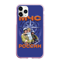 Чехол для iPhone 11 Pro Max матовый МЧС России - спасатели