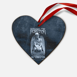 Деревянная игрушка Сердце Bring Me The Horizon Angel