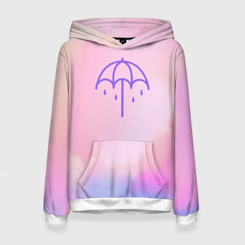 Женская толстовка 3D Bring Me The Horizon Umbrella, цвет 3D печать