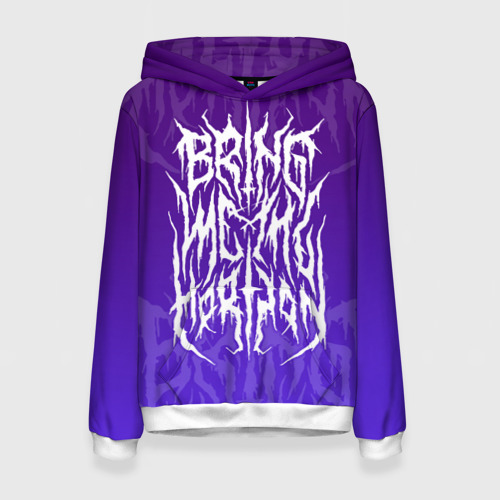 Женская толстовка 3D Bring Me The Horizon Lettering, цвет 3D печать