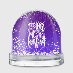 Игрушка Снежный шар Bring Me The Horizon Lettering