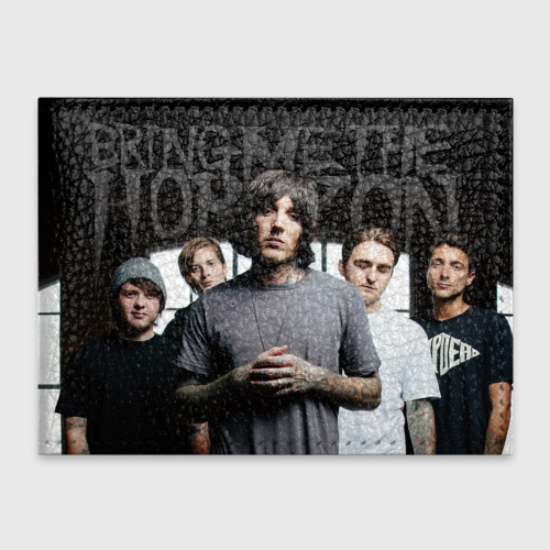 Обложка для студенческого билета Bring Me The Horizon rock band, цвет красный