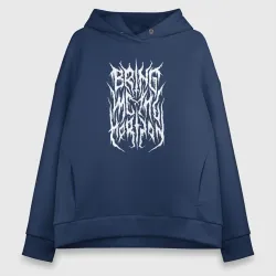 Женское светящееся худи Bring Me The Horizon emblem