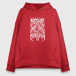 Женское светящееся худи Bring Me The Horizon emblem