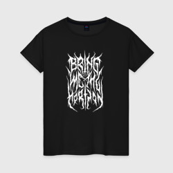 Светящаяся женская футболка Bring Me The Horizon emblem