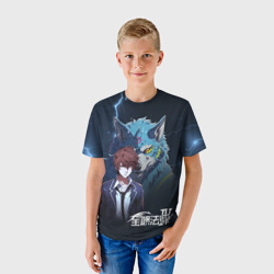 Детская футболка 3D Мо Фан - волк - фото 2