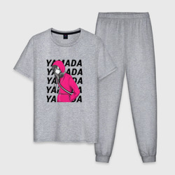 Мужская пижама хлопок Ямада - Моя любовь 999 уровня к Ямаде