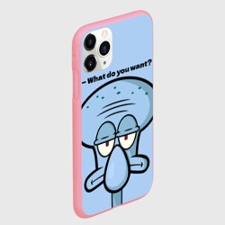 Чехол для iPhone 11 Pro Max матовый Сквидвард - фото 2