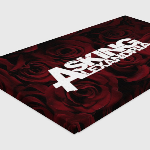 Холст прямоугольный Asking Alexandria roses, цвет 3D печать - фото 4