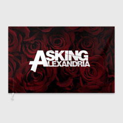 Флаг 3D Asking Alexandria roses