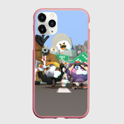 Чехол для iPhone 11 Pro Max матовый Chicken Gun Skibidi: Гарибальди и Мурка