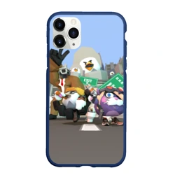 Чехол для iPhone 11 Pro Max матовый Chicken Gun Skibidi: Гарибальди и Мурка