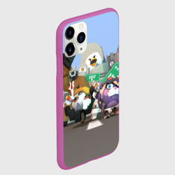 Чехол для iPhone 11 Pro матовый Chicken Gun Skibidi: Гарибальди и Мурка - фото 2