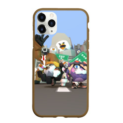 Чехол для iPhone 11 Pro Max матовый Chicken Gun Skibidi: Гарибальди и Мурка