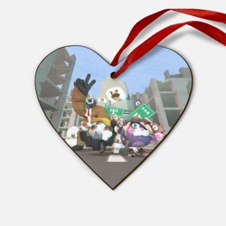 Деревянная игрушка Сердце Chicken Gun Skibidi: Гарибальди и Мурка