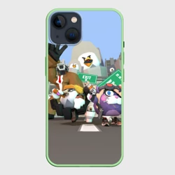 Чехол для iPhone 14 Chicken Gun Skibidi: Гарибальди и Мурка