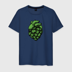 Хмельное сердце – Мужская футболка хлопок с принтом купить со скидкой в -20%