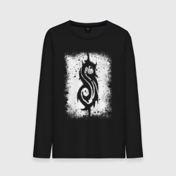 Slipknot logo – Лонгслив из хлопка с принтом купить со скидкой в -20%