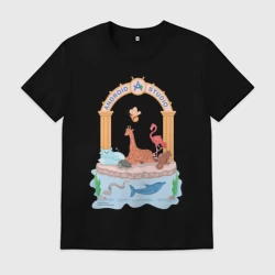 Мужская футболка хлопок Android Studio Zoo by Android Broadcast