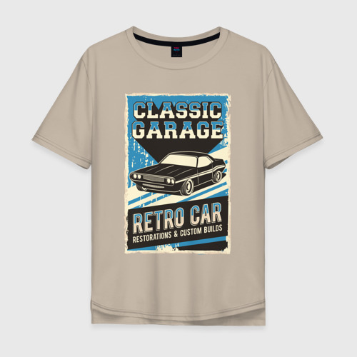 Мужская футболка хлопок Oversize с принтом Classic garage, вид спереди #2