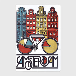 Магнитный плакат 2Х3 Amsterdam bike