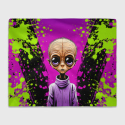 Плед 3D Alien - comics art style