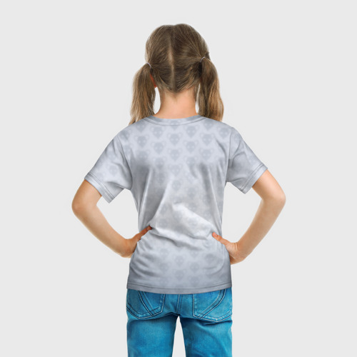 Детская футболка 3D с принтом Забавный крыс, вид сзади #2