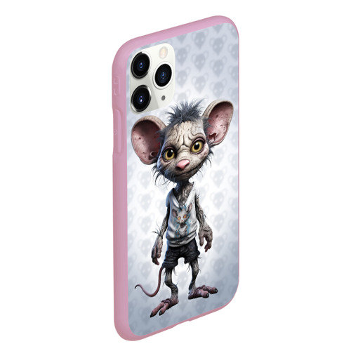 Чехол для iPhone 11 Pro Max матовый с принтом Забавный крыс, вид сбоку #3