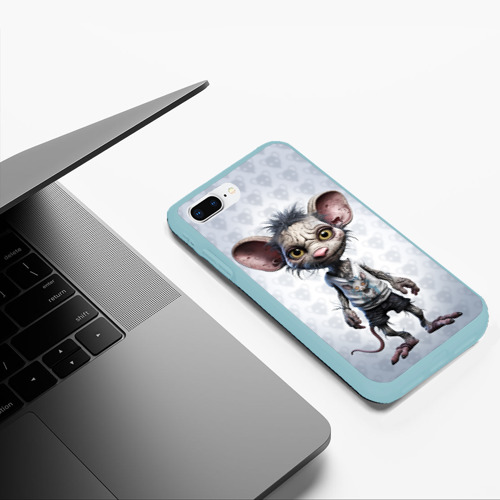 Чехол для iPhone 7Plus/8 Plus матовый с принтом Забавный крыс, фото #5