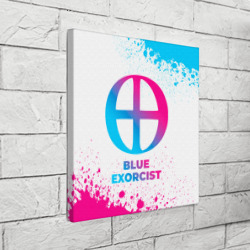 Холст квадратный Blue Exorcist neon gradient style - фото 2