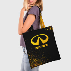 Шоппер 3D Infiniti - gold gradient - фото 2