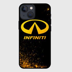 Чехол для iPhone 13 mini Infiniti - gold gradient