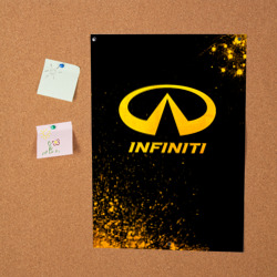 Постер Infiniti - gold gradient - фото 2