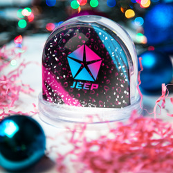 Игрушка Снежный шар Jeep - neon gradient - фото 2