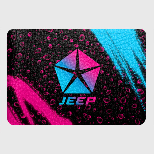 Картхолдер с принтом Jeep - neon gradient - фото 4