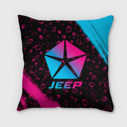 Подушка 3D Jeep - neon gradient