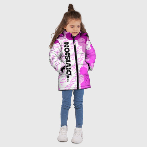 Зимняя куртка для девочек 3D The Division pro gaming: по-вертикали, цвет черный - фото 5