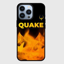 Чехол для iPhone 13 Pro Quake - gold gradient: символ сверху