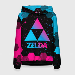 Женская толстовка 3D Zelda - neon gradient