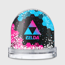 Игрушка Снежный шар Zelda - neon gradient