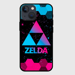 Чехол для iPhone 13 mini Zelda - neon gradient