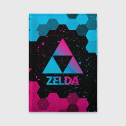 Обложка для автодокументов Zelda - neon gradient