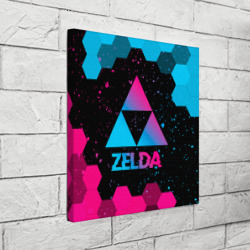 Холст квадратный Zelda - neon gradient - фото 2