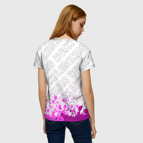 Женская футболка 3D Within Temptation rock Legends: символ сверху, цвет 3D печать - фото 4