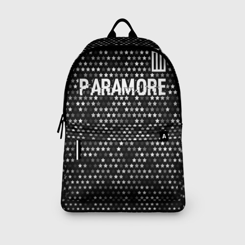 Рюкзак 3D Paramore glitch на темном фоне: символ сверху - фото 4